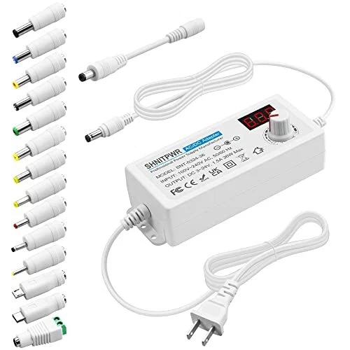SHNITPWR 36W Universal Power Supply 100-240V AC to DC 3V ~ 24V 1.5A Converter...
