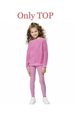 32 Degrees Heat Girls 2 Piece Sherpa Top & Leggings Set, Size:XS- ONLY TOP