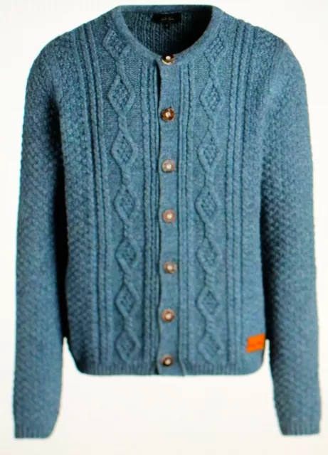 Wiesnkönig Cardigan 'Ferdinand' Blue Size L New