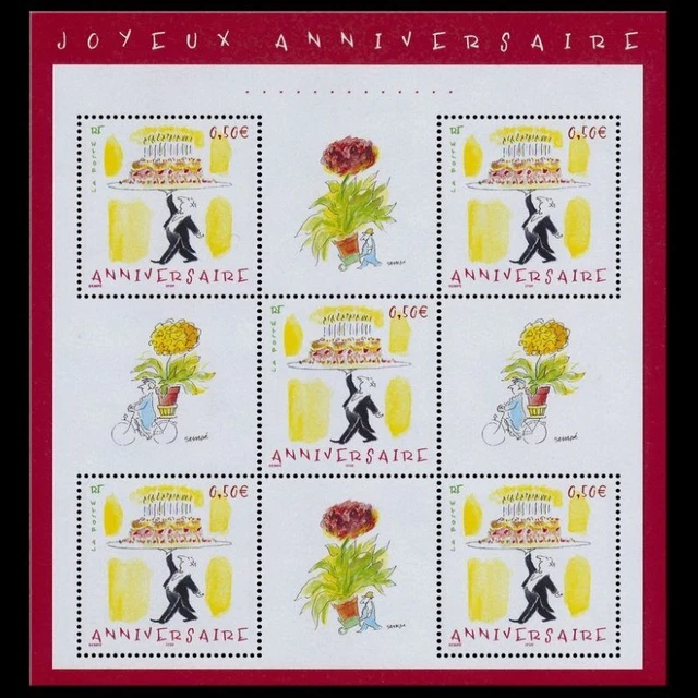 Bloc-feuillet de timbres N°158 Mariannes l'Engagée et l'Avenir neuf