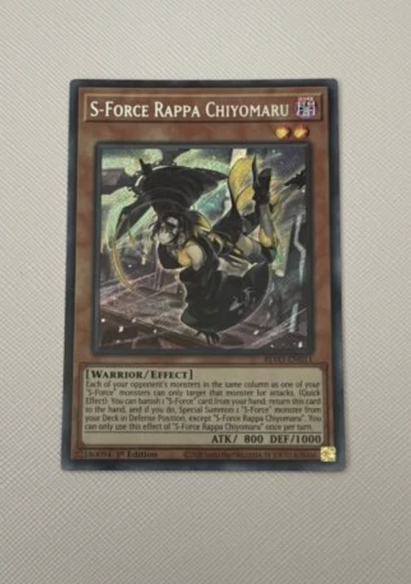 thumbnail image 2 of Yu-Gi-Oh! - Blazing Vortex - S-Force Rappa Chiyomaru (Secret Rare) BLV 2 of 13