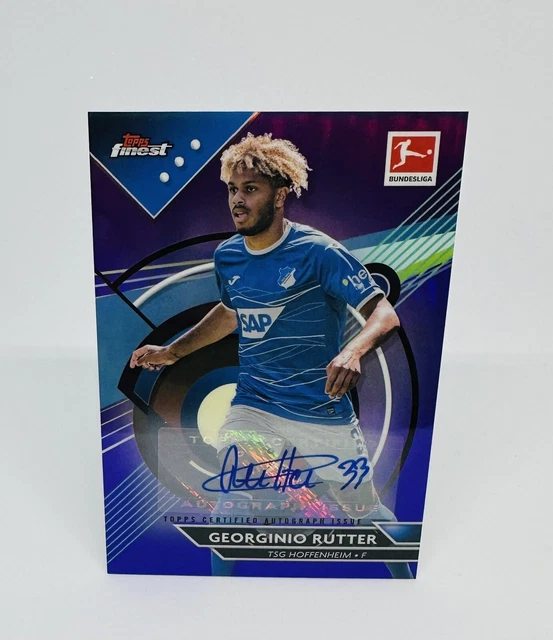 AUTO GEORGINIO RUTTER /99 - Topps Finest Bundesliga 2022/23 - TSG ...