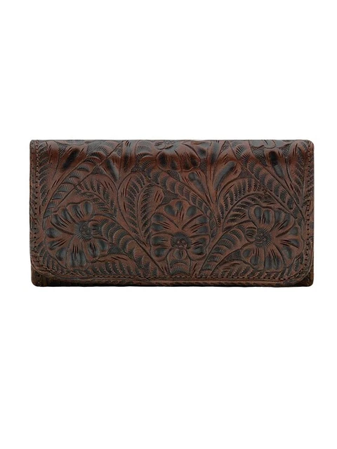 American West 6685282 Annies Secret Collection Ladies Tri-fold Wallet