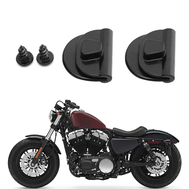 Clips Fixation Couvercle Batterie Harley Sportster - Lot De 4, Plastique ABS Noir - Compatible XL883, XL1200, Iron 2004-2022 - 5