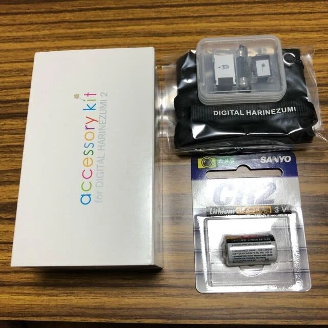 Kit de accesorios digitales erizo adaptador de tarjeta microSD/USB/Batería (CR2)/bolsa