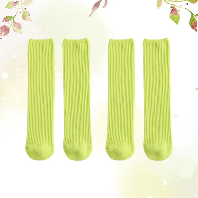 2 Pairs Knee High Socks Parent Child Socks Cotton Socks Boys Calf Socks 10
