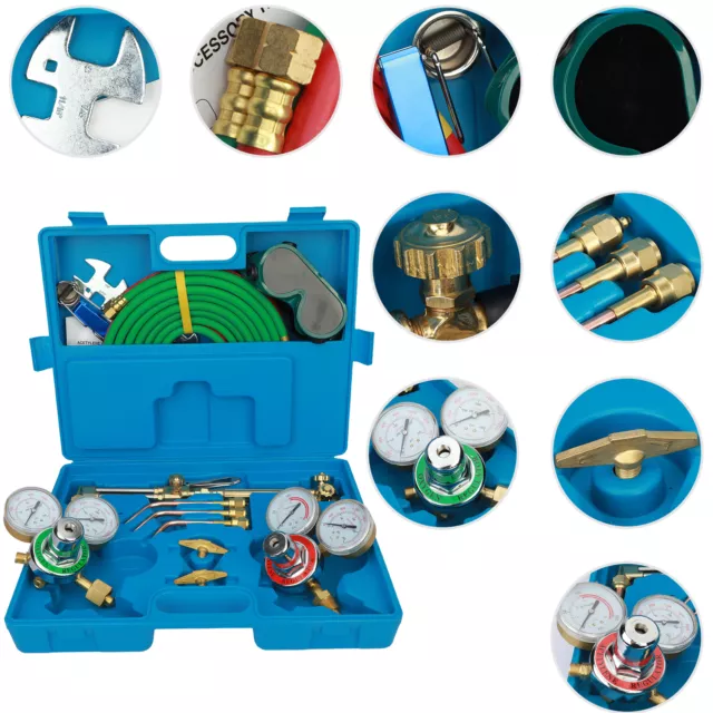 Gas Welding Cutting Kit Oxygen Acetylene Oxygen Torch Brazing Kit