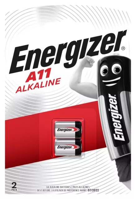 20 x Energizer A11 MN11 11A LR1016 L1016 Alkaline Batterie 6V - 10 x 2er Blister