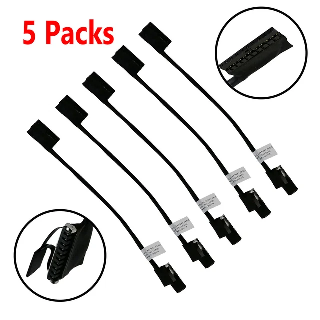 Lot De 2 Câbles De Batterie Pour Ordinateur Portable Dell - Compatibles Latitude E5570 Et Precision M3510