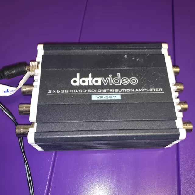 Datavideo VP-597 - 2x6 3G HD/SD-SDI Distribution Amplifier