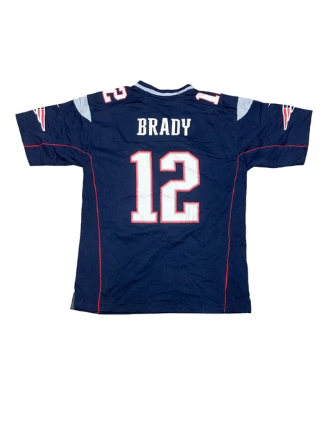 Maglietta calcio Tom Brady New England Patriots NFL Nike On Field Giovani L 14/16
