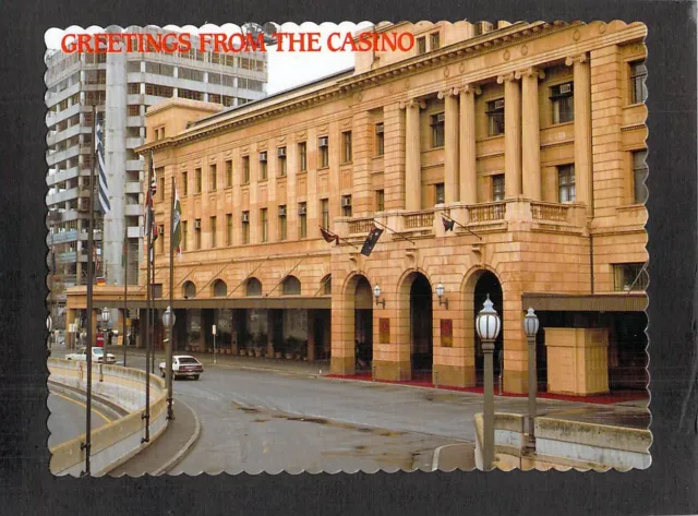 C8100 Australia SA Adelaide Railway Station Casino TC76 postcard