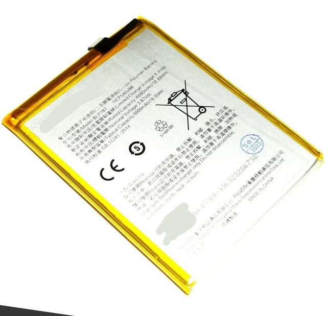 Batteria 5000mAh Per Oppo A72 4G / A52 / A92 - Sostituisce BLP781, Li-Ion, Sicurezza CE/RoHS, Alta Capacità