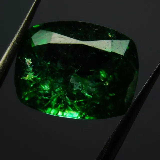 Natural Colombian Emerald Cushion Shape 7 Ct Green Certified Loose Gemstone