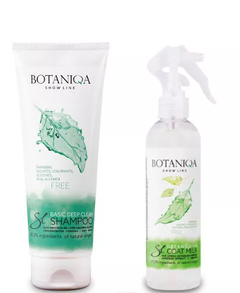 Botaniqa 250ml Show Line Champú básico de limpieza profunda + spray de...