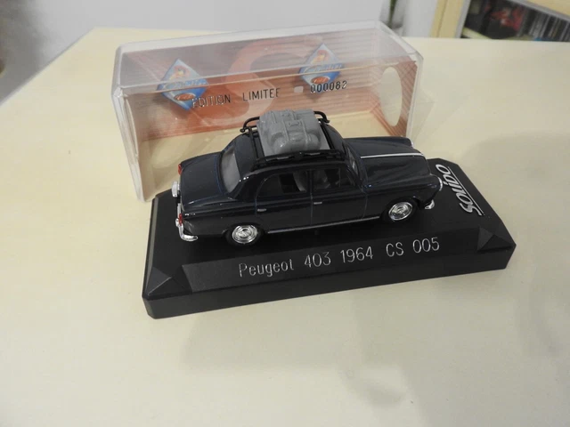 solido yesterday 1/43 peugeot 403 1964 edition limitée