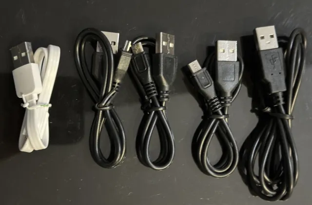 Pack of 6 Micro USB Fast Charger Cable Cord for Samsung HTC LG Speakers
