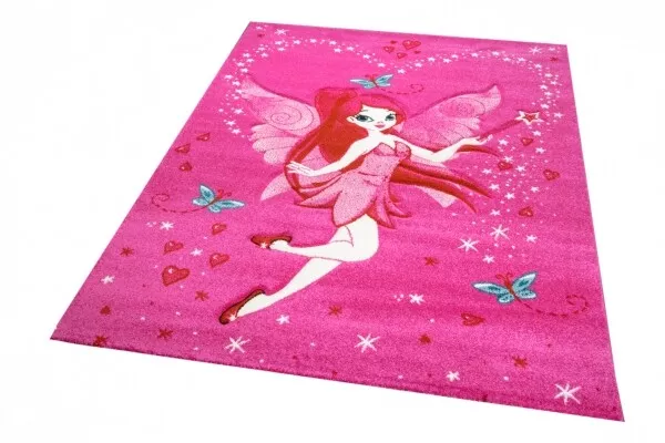 Los niños alfombra alfombra de juego los niños alfombra Zauberfee con mariposas 2