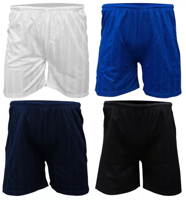 TRAX Football Shorts Boys Polyester Shadow Vertical Stripe Tie Elastic Waist