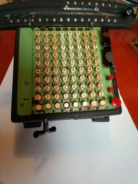 CALCOLATRICE  elettromeccanica VINTAGE da collezione MONROE  MOD  L 160