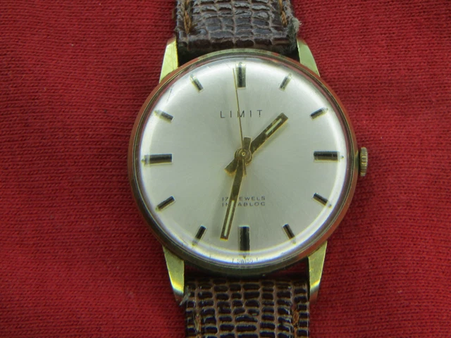 Limit  17 Jewel   Swiss Mechanical c1960's