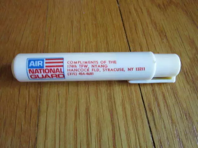 Air National Guard Collectible Syracuse NY 174th TFW Chalk Holder Keeper RARE