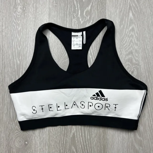 Adidas Stella Sport Womens Black Sports Bra Tank Top Size Large