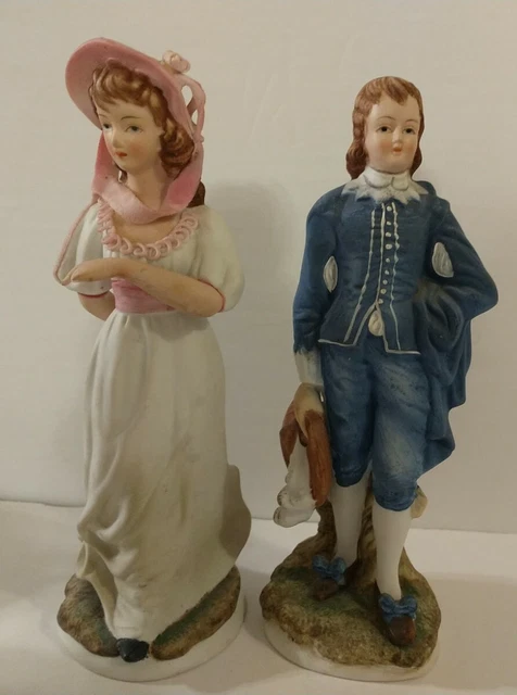 Pinky and sales blue boy figurines