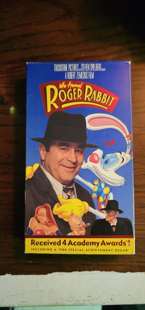 WHO FRAMED ROGER Rabbit VHS 1987 Vintage Cassette Tape Touchstone Lloyd ...