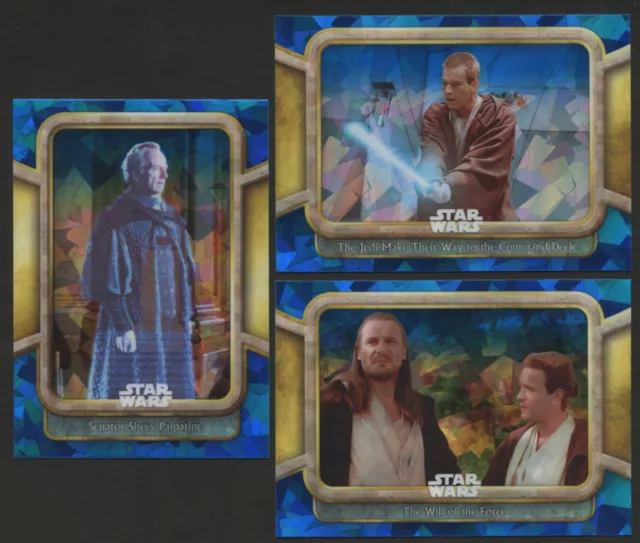 2024 TOPPS STAR Wars Sapphire The Phantom Menace You Pick Complete