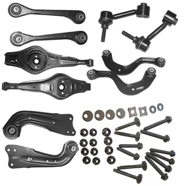 For VW Golf mk5 mk6 Audi A3 8P Passat B6 B7 Rear Axle Control Arm Set w/ Screws