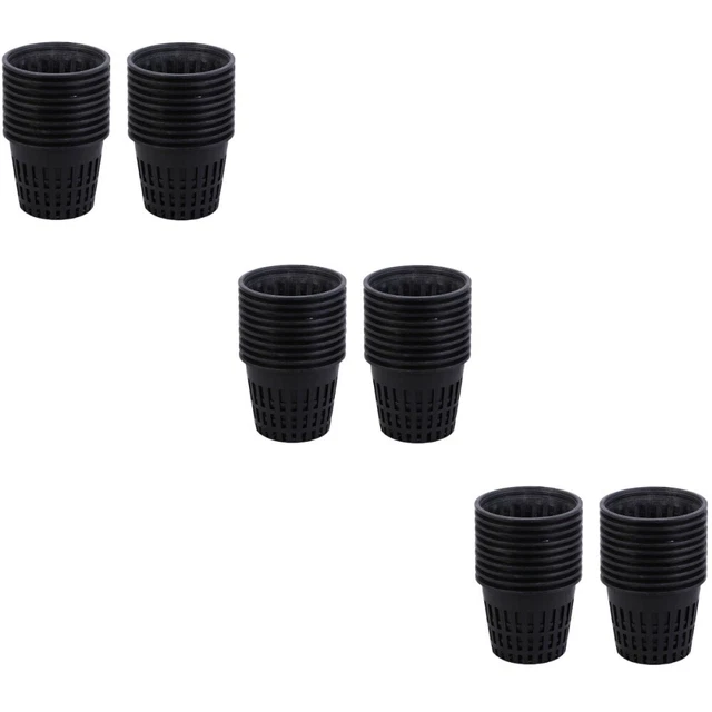 120 stücke Kunststoff Net Cups Gartenkunststoff Net Pot Hydroponic Pots