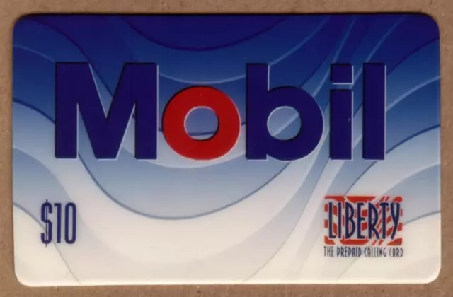 $10. Mobile Oil Logo SPECIMEN Phone Card