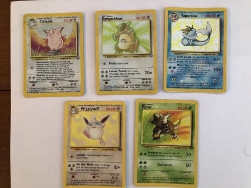 Pokemon cards Jungle x5