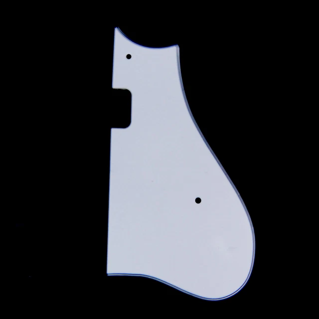 Custom Guitar Pickguard Fits Harmony Rocket H54 H56 1-Pickup, 3ply White Custom Guitar Pickguard Fits Harmony Rocket H54 H56 1-Pickup, 3ply White