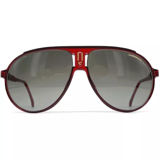 Vintage CARRERA CHAMPION "Red Crystal" sunglasses - Italy - ORIGINAL - Large