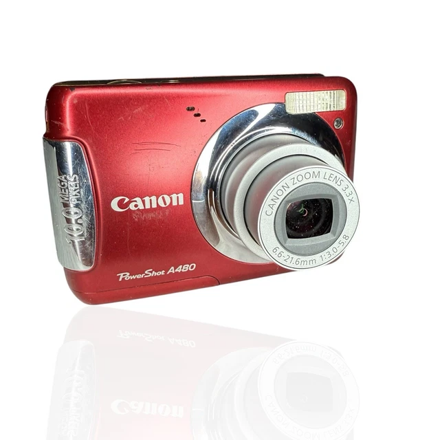 CANON POWERSHOT A480 10MP Digital Camera - Tested & Working With
