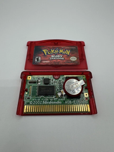 POKÉMON: RUBY VERSION (Game Boy Advance, 2003) *TESTED *AUTHENTIC $99. ...