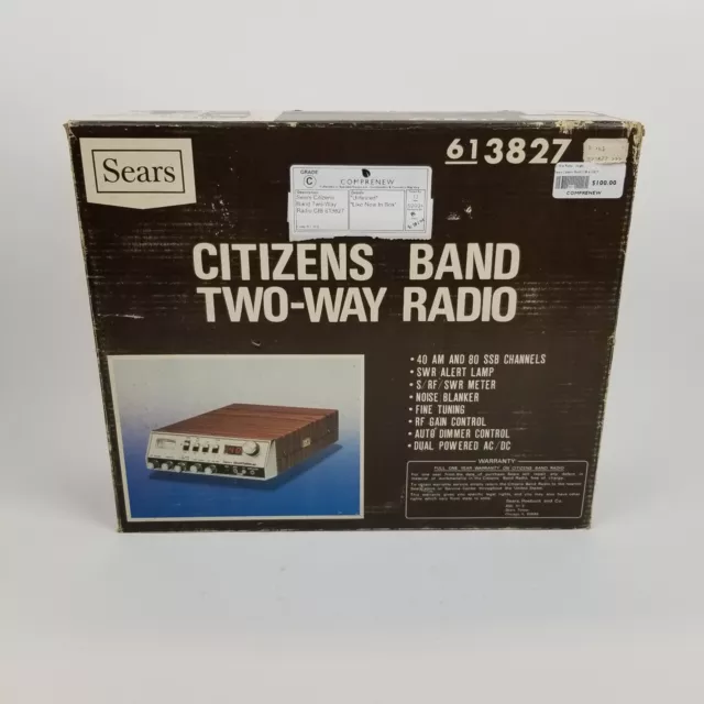 Sears Citizens Band CIB-613827 Two-Way Radio | Grade C
