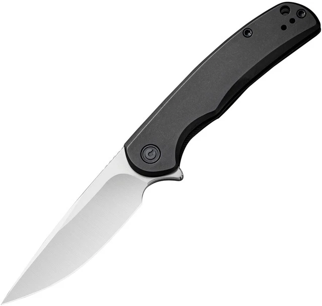 Civivi Nox Framelock Black Stainless Steel Folding Nitro-V Pocket Knife 2110B