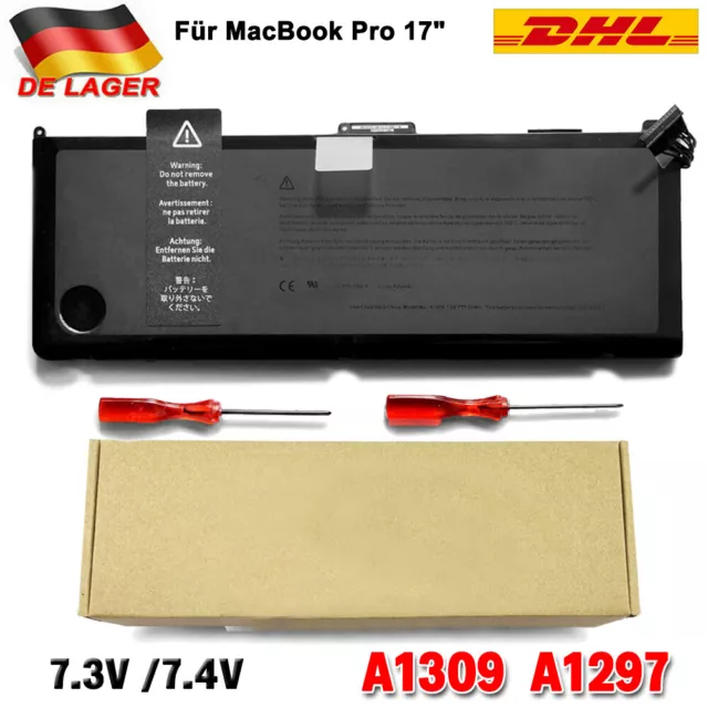 Original OEM Ersatz Akku A1309 A1297 Für MacBook Pro 17" EMC 2009 2010 Version