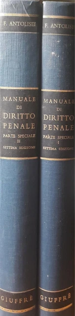 Manuale di diritto penale: parte speciale I e II