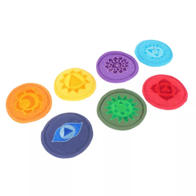 7 Pcs Meditation Sound Bowl Mats Art Craft Decoration Ring Gasket