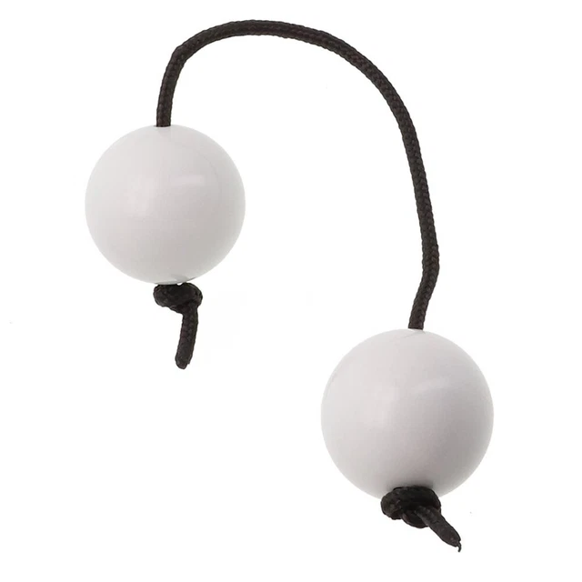 Sandball Percussion Instrument Black + White White ASALATO African Shakers 3