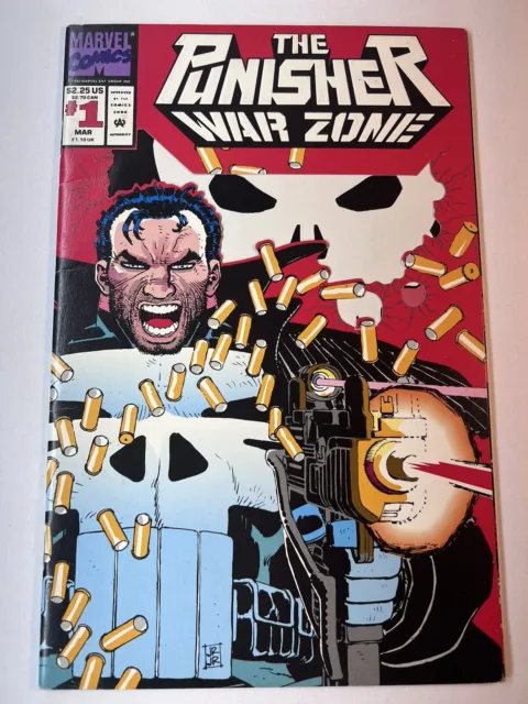 The Punisher: War Zone #1 (1992) Marvel Comics Die-Cut Cover