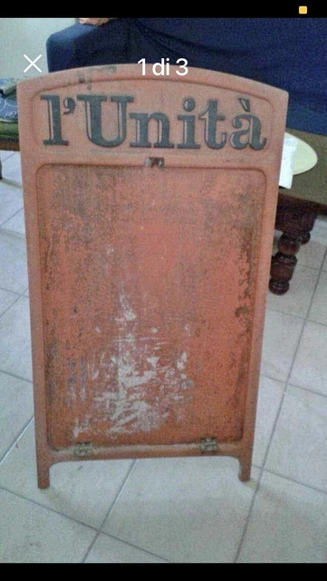 Locandina vintage Quotidiano Unità