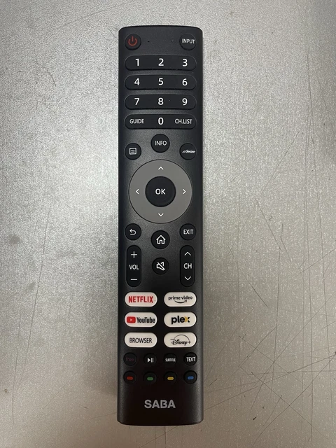 Telecomando Compatibile Per TV SABA LED28TC2300E - Ricambio Con Tutte Le Funzioni, 1 Anno Garanzia