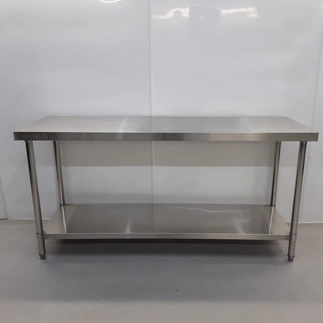 Stainless Steel Table Shelf Prep Counter Work Top Diaminox