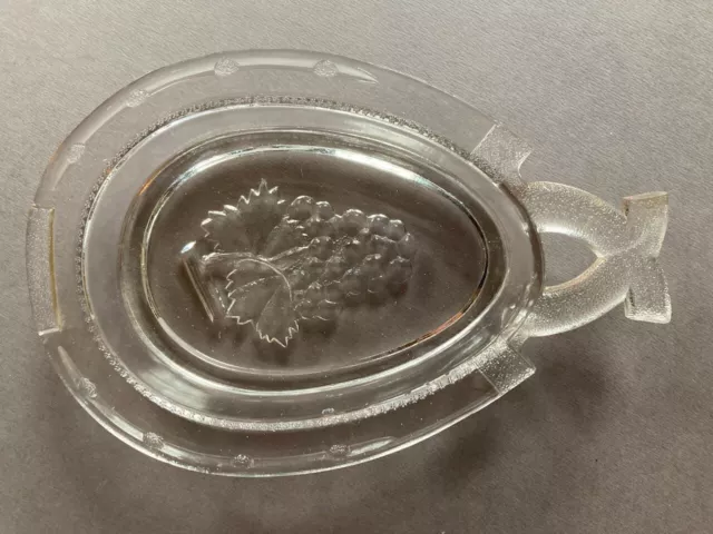 Imperial Concord Paul Revere Horseshoe Bowl Nappy Pickle Dish Clear Glass EAPG
