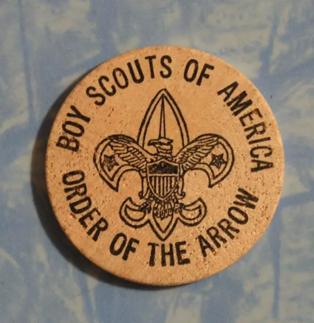 Vintage Wooden Nickel BSA Boy Scouts of America Order of the Arrow Coin Token